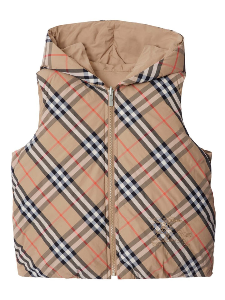 Burberry Kids
Gilet imbottito a quadri