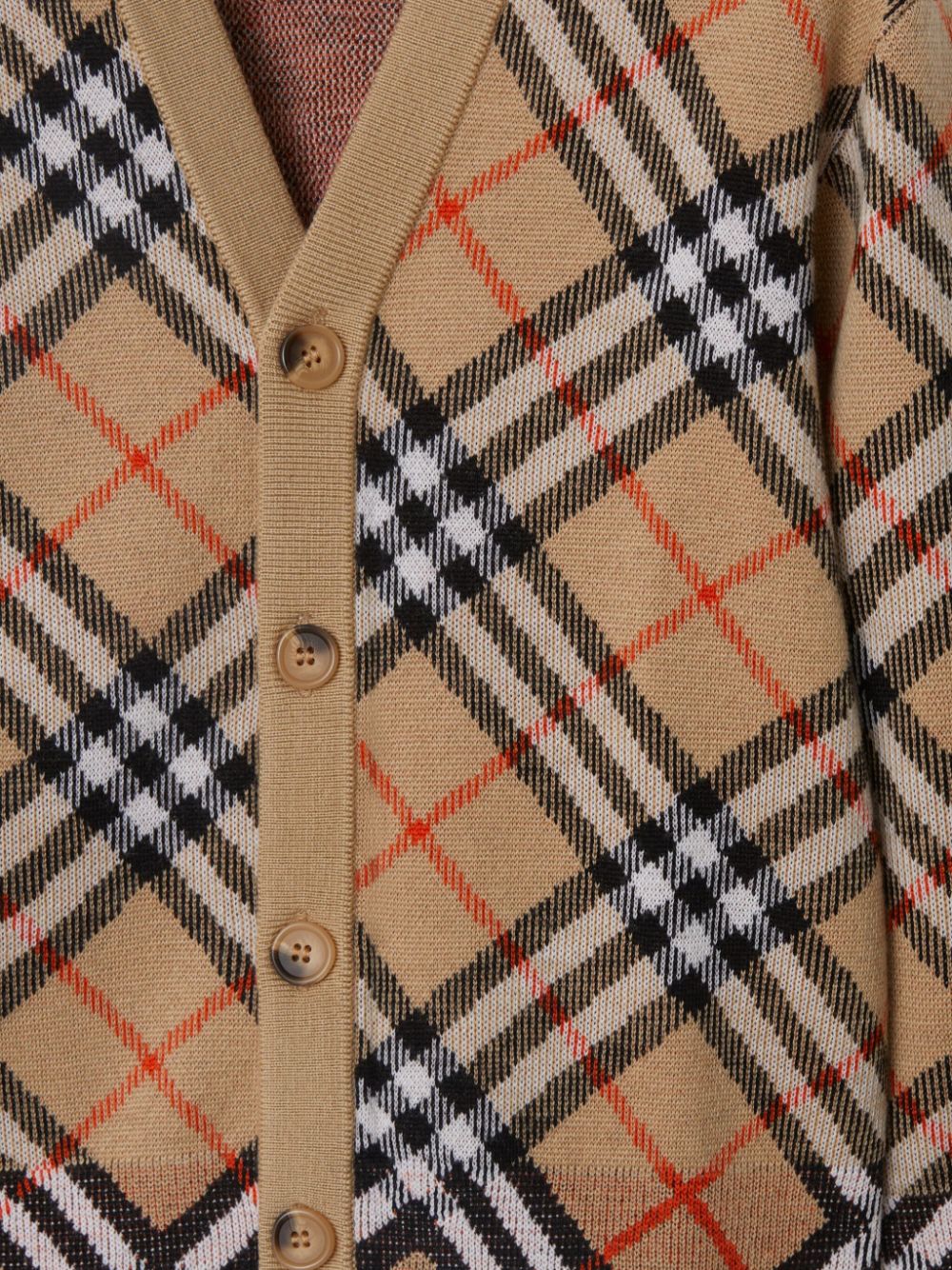 Burberry Kids
Cardigan a quadri