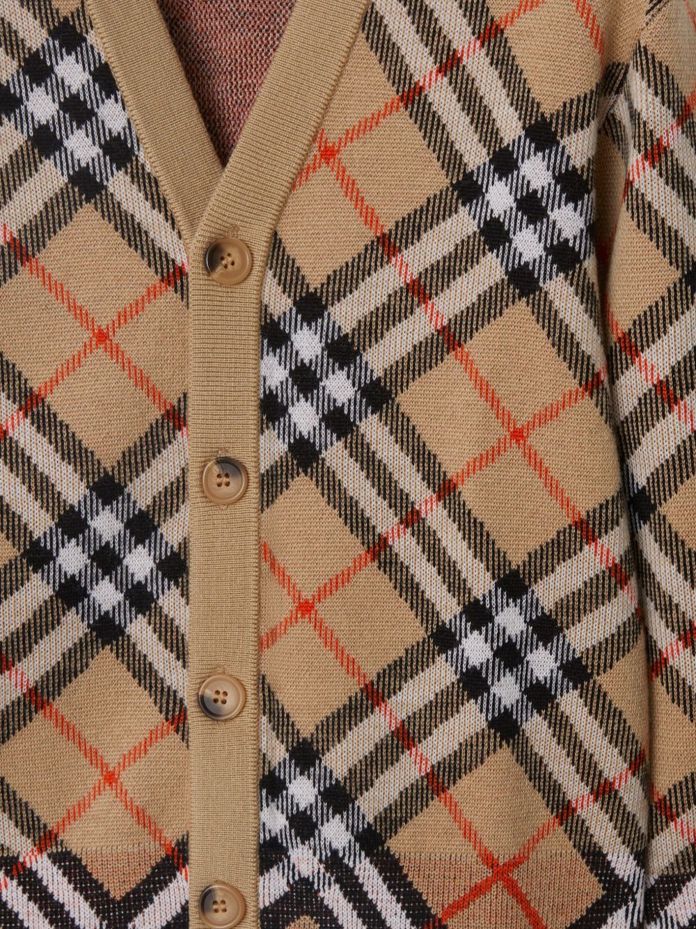 Burberry Kids
Cardigan a quadri