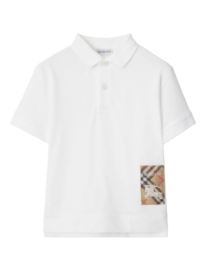 Burberry Kids
Polo Check Label