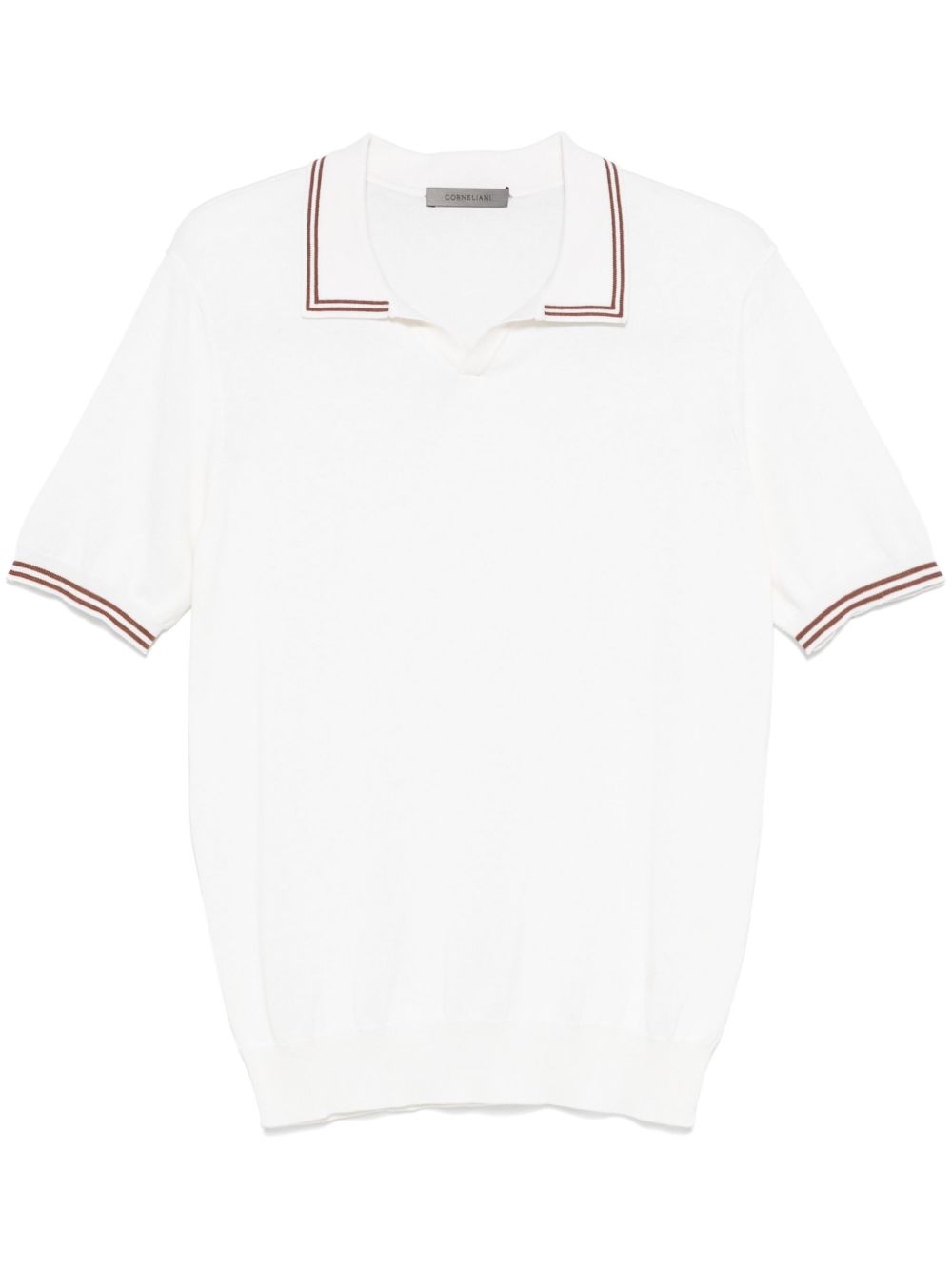 Corneliani
Polo con dettaglio a righe