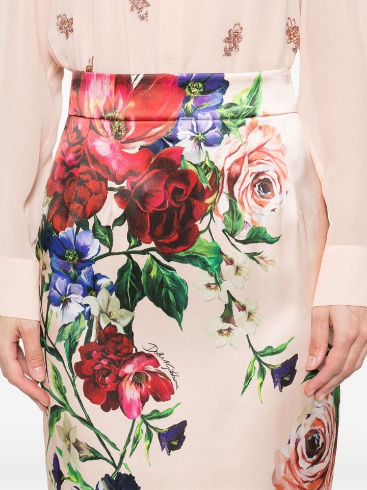 Dolce & Gabbana
Gonna midi con stampa a fiori