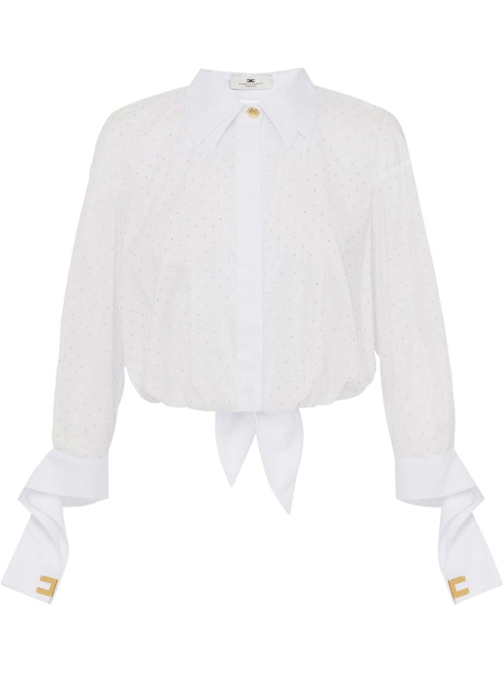 Elisabetta Franchi
Camicia in popeline con strass