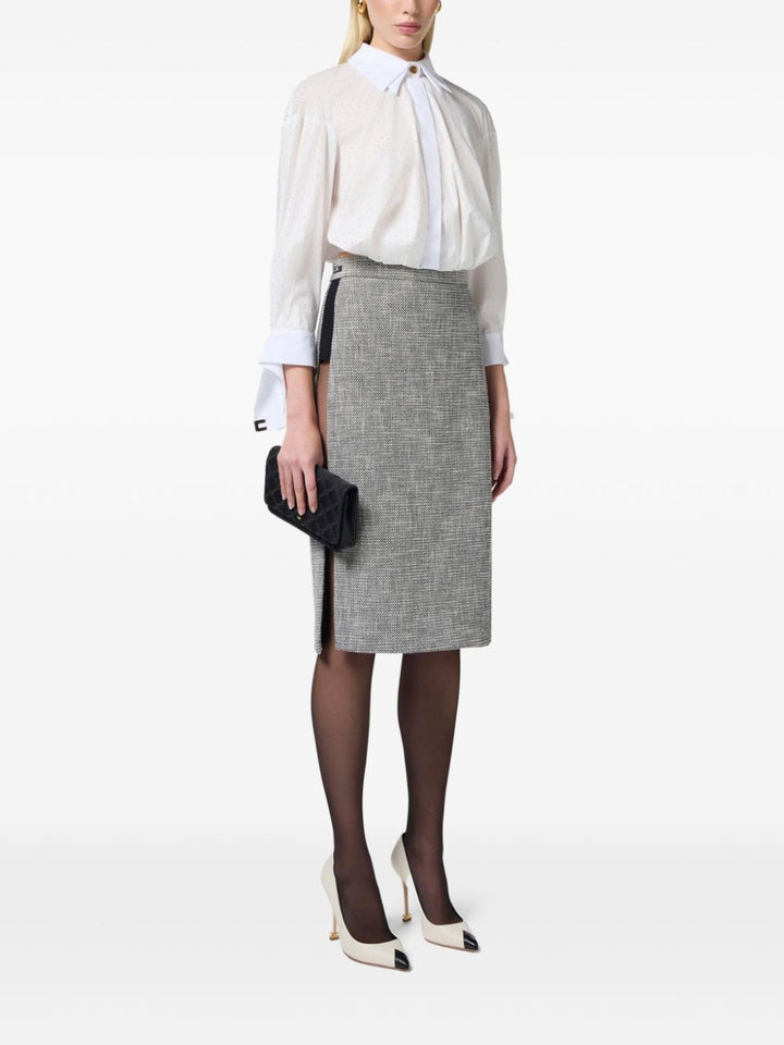 Elisabetta Franchi
Camicia in popeline con strass