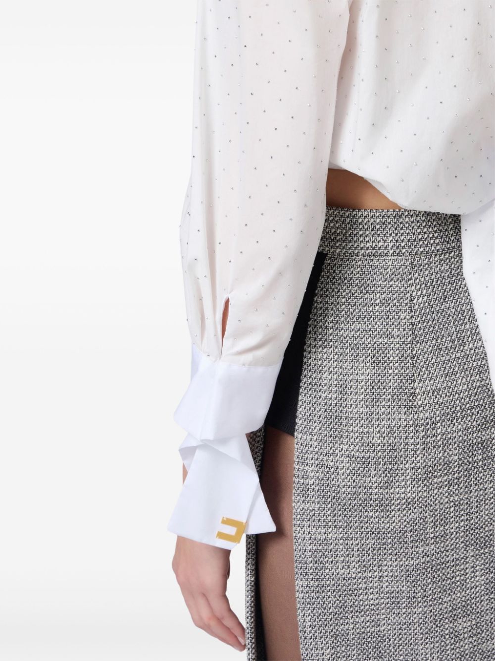Elisabetta Franchi
Camicia in popeline con strass