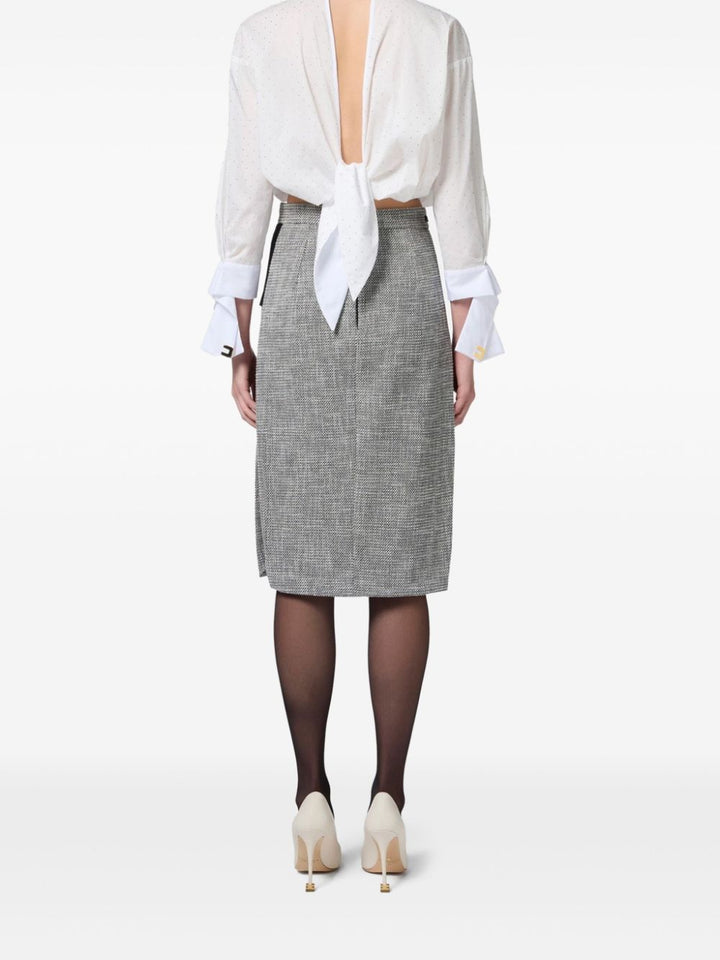 Elisabetta Franchi
Camicia in popeline con strass