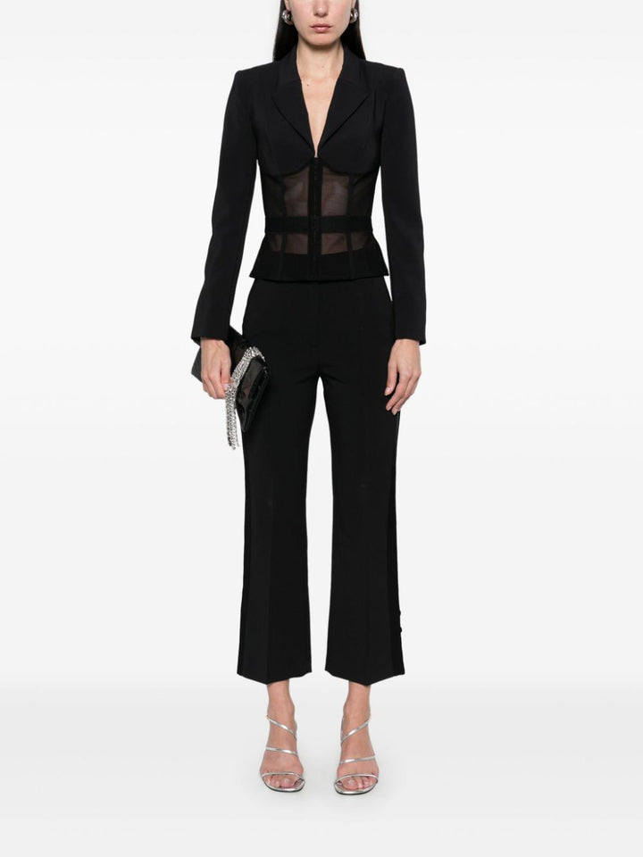 Elisabetta Franchi
Pantaloni con bordo satinato