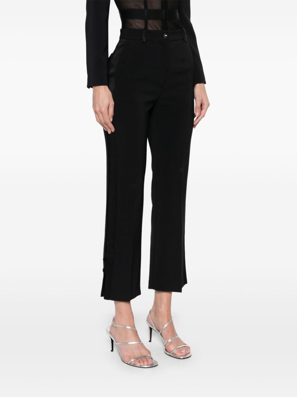 Elisabetta Franchi
Pantaloni con bordo satinato