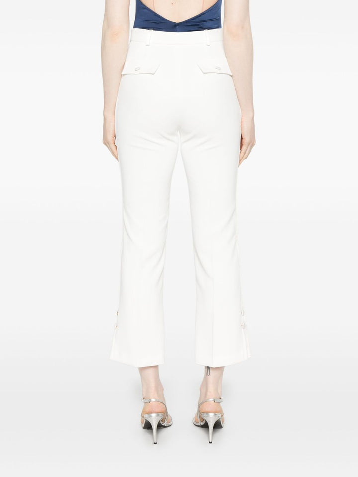 Elisabetta Franchi
pantaloni in crêpe con bande di raso
