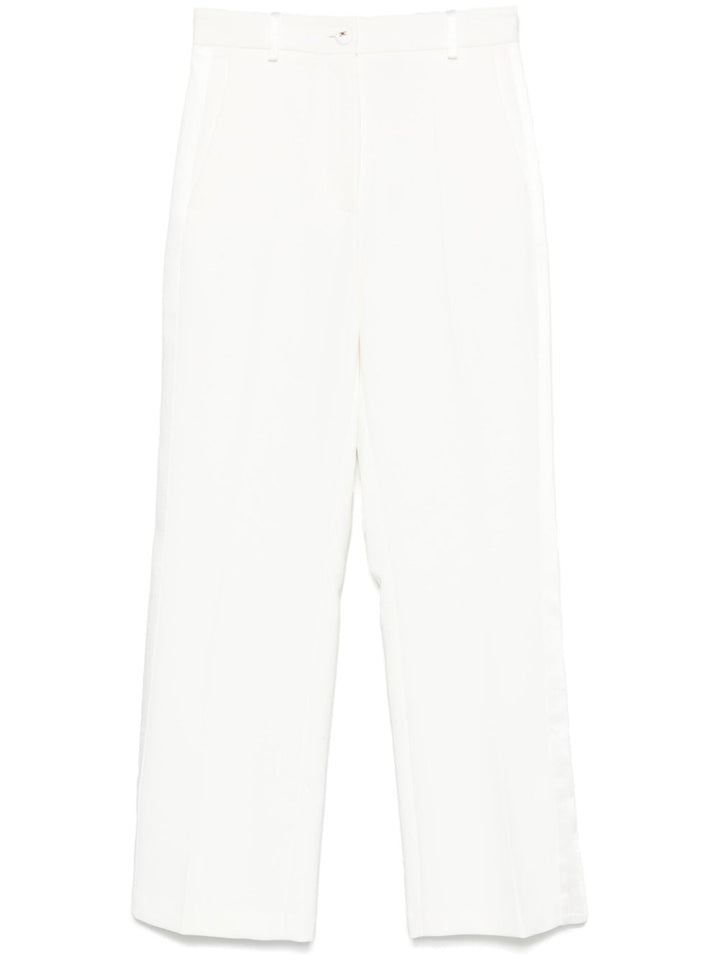 Elisabetta Franchi
pantaloni in crêpe con bande di raso