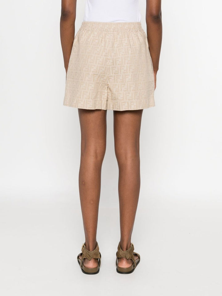Fendi Short
Short in chambray FF beige