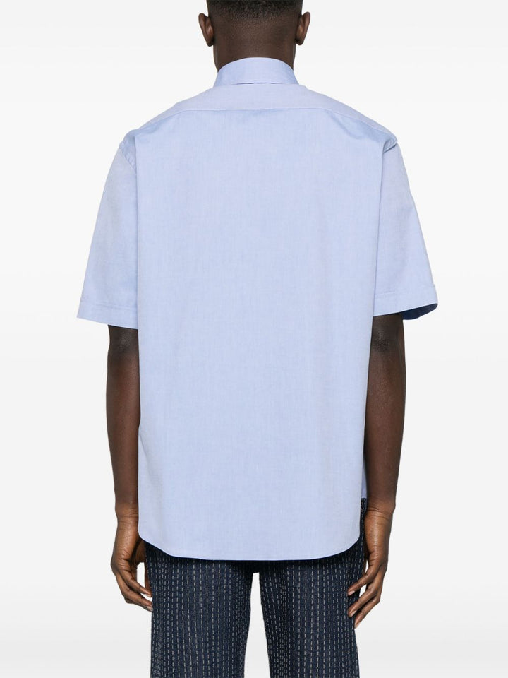 Fendi,
Camicia in Oxford azzurro