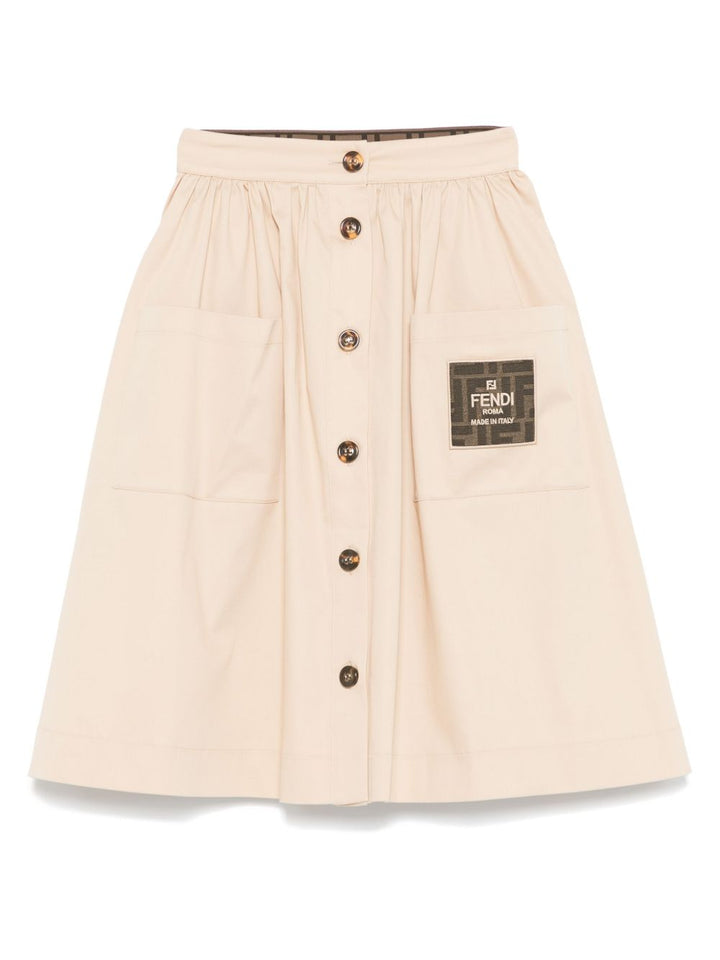 Fendi Kids
Gonna con applicazione logo