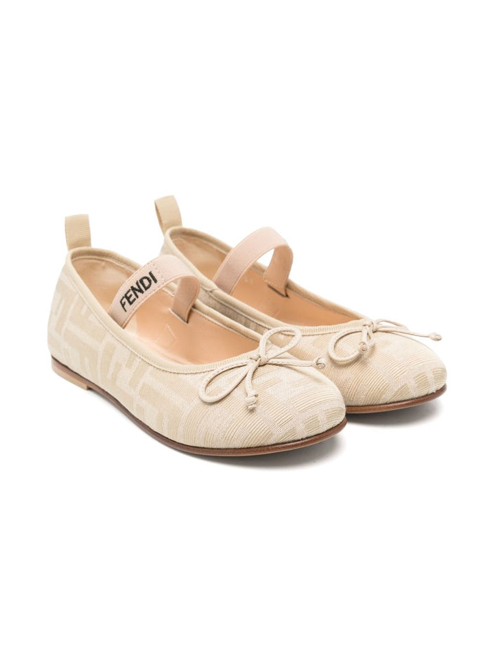 Fendi Kids
Ballerine con motivo FF