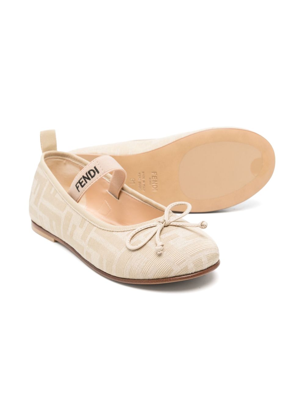 Fendi Kids
Ballerine con motivo FF