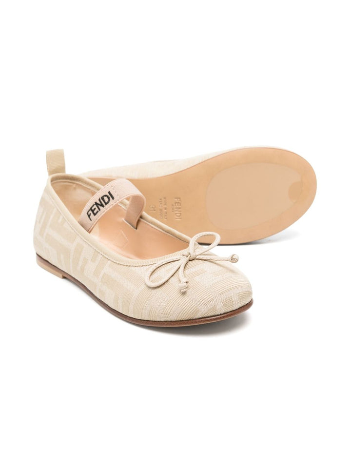 Fendi Kids
Ballerine con motivo FF