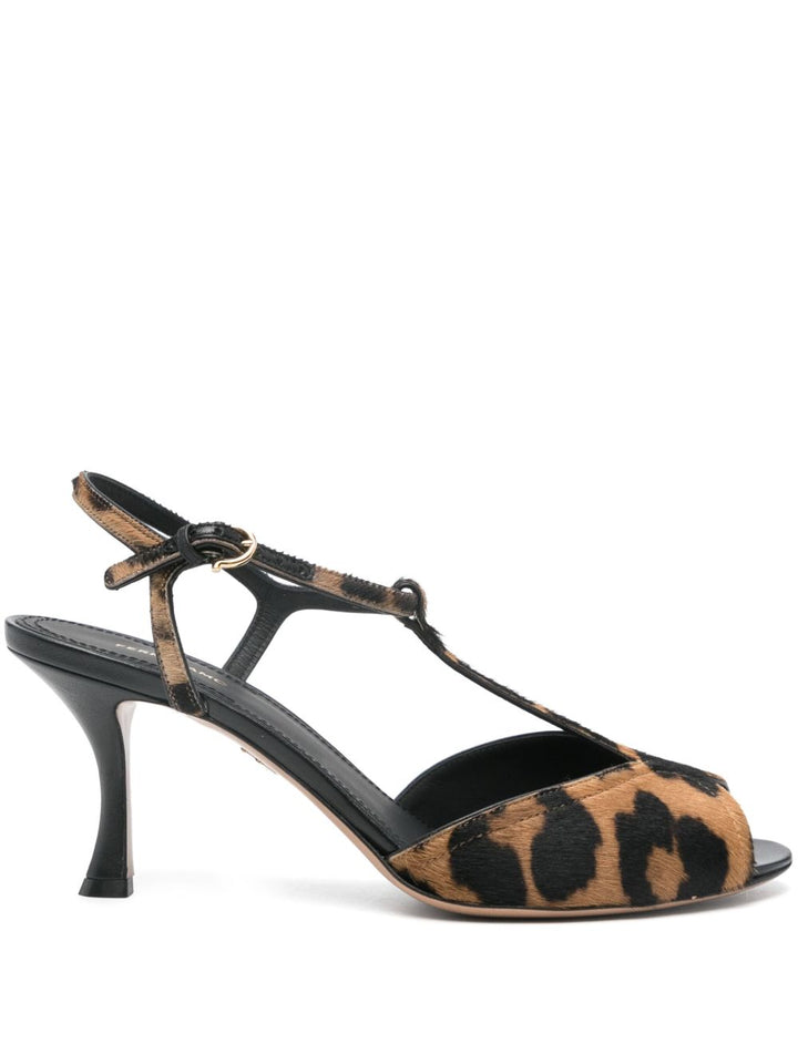 Ferragamo
Sandali con cinturino a T 80mm