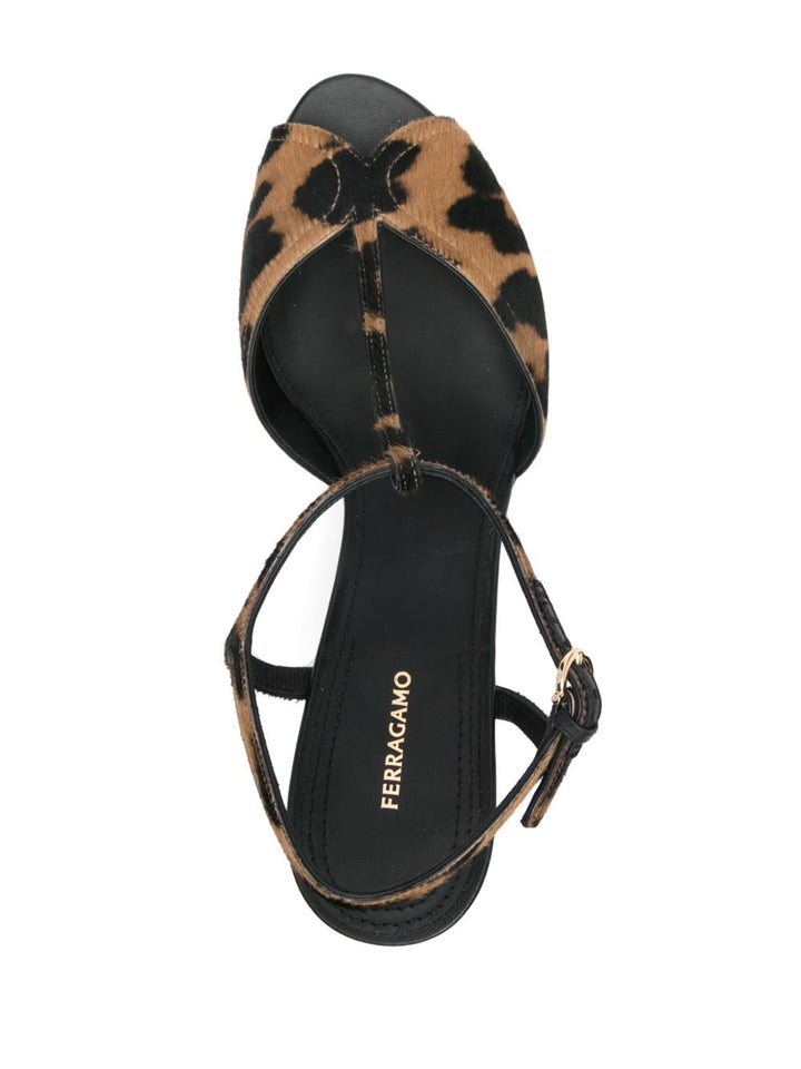 Ferragamo
Sandali con cinturino a T 80mm