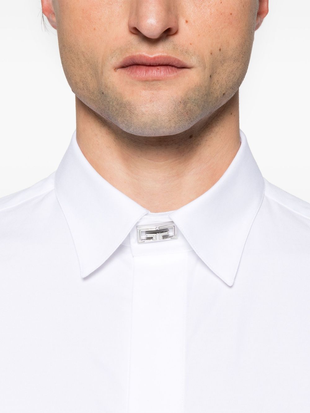 Givenchy
Camicia con clip 2G in