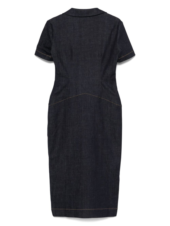 Givenchy
Abito midi con emblema 4G