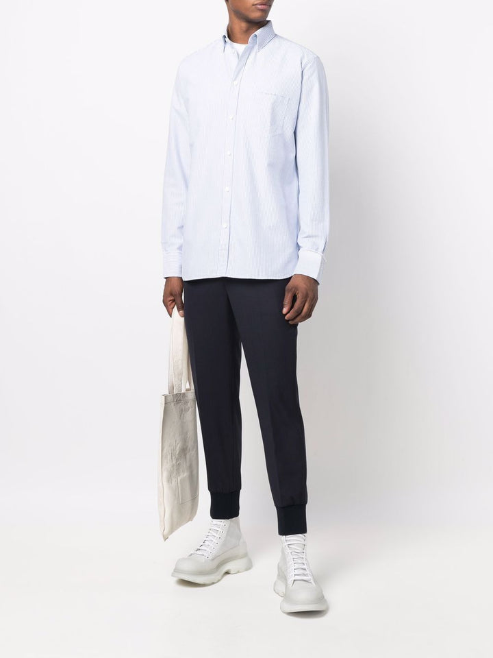 Golden Goose
Camicia a righe con ricamo