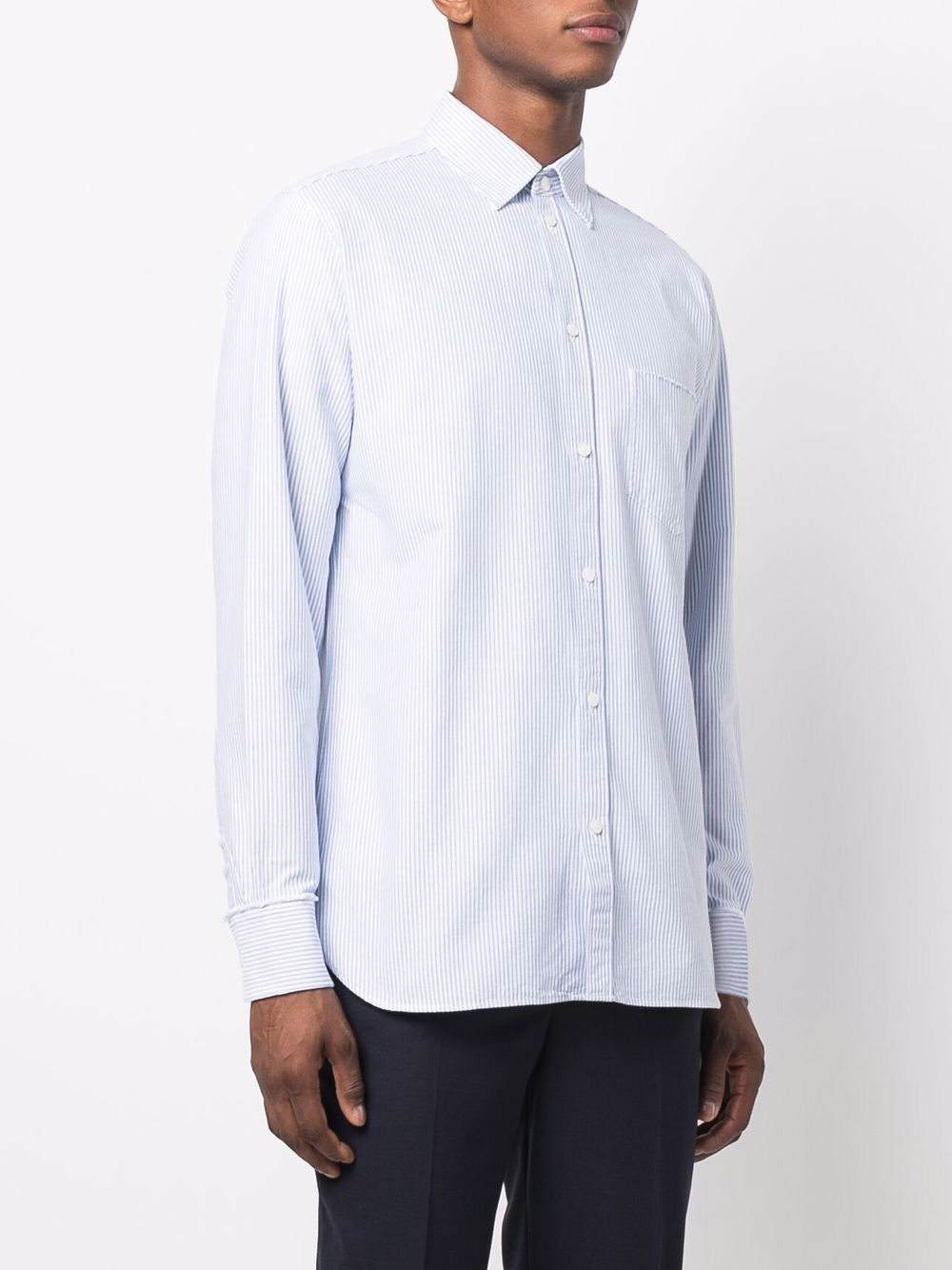 Golden Goose
Camicia a righe con ricamo
