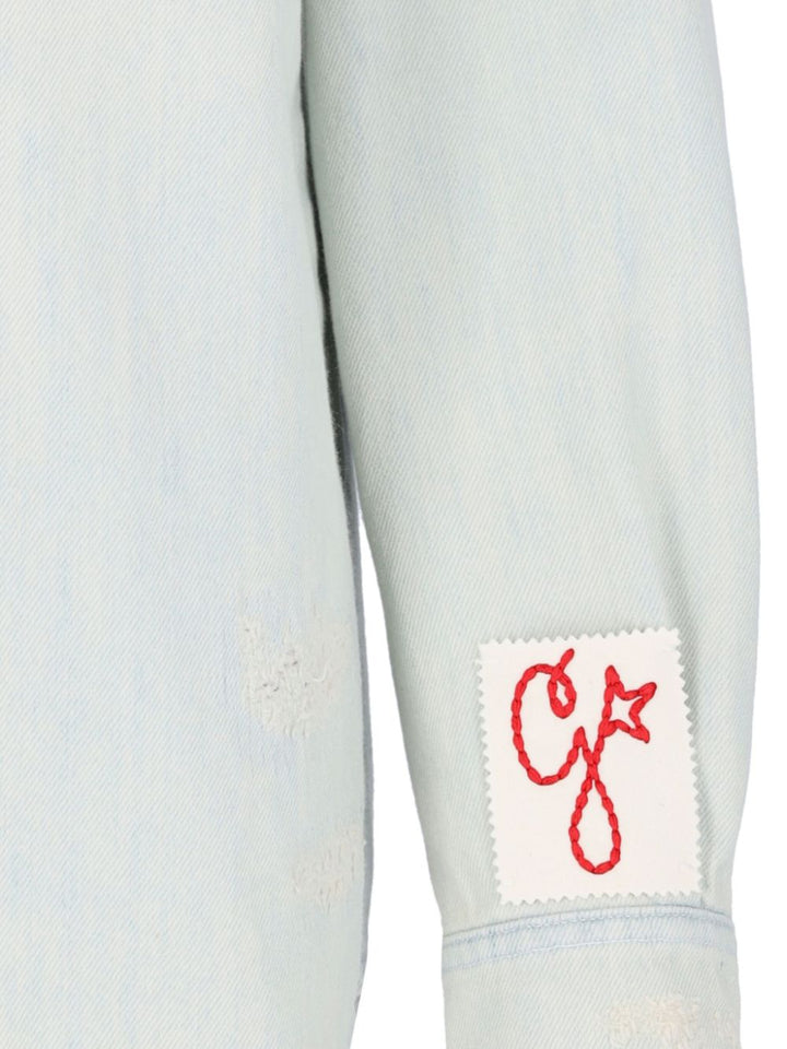 Golden Goose
Camicia denim con decorazione