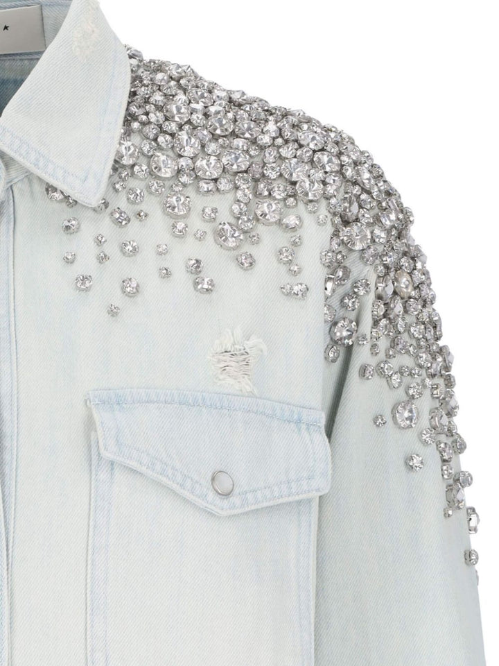 Golden Goose
Camicia denim con decorazione