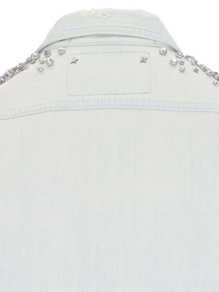 Golden Goose
Camicia denim con decorazione