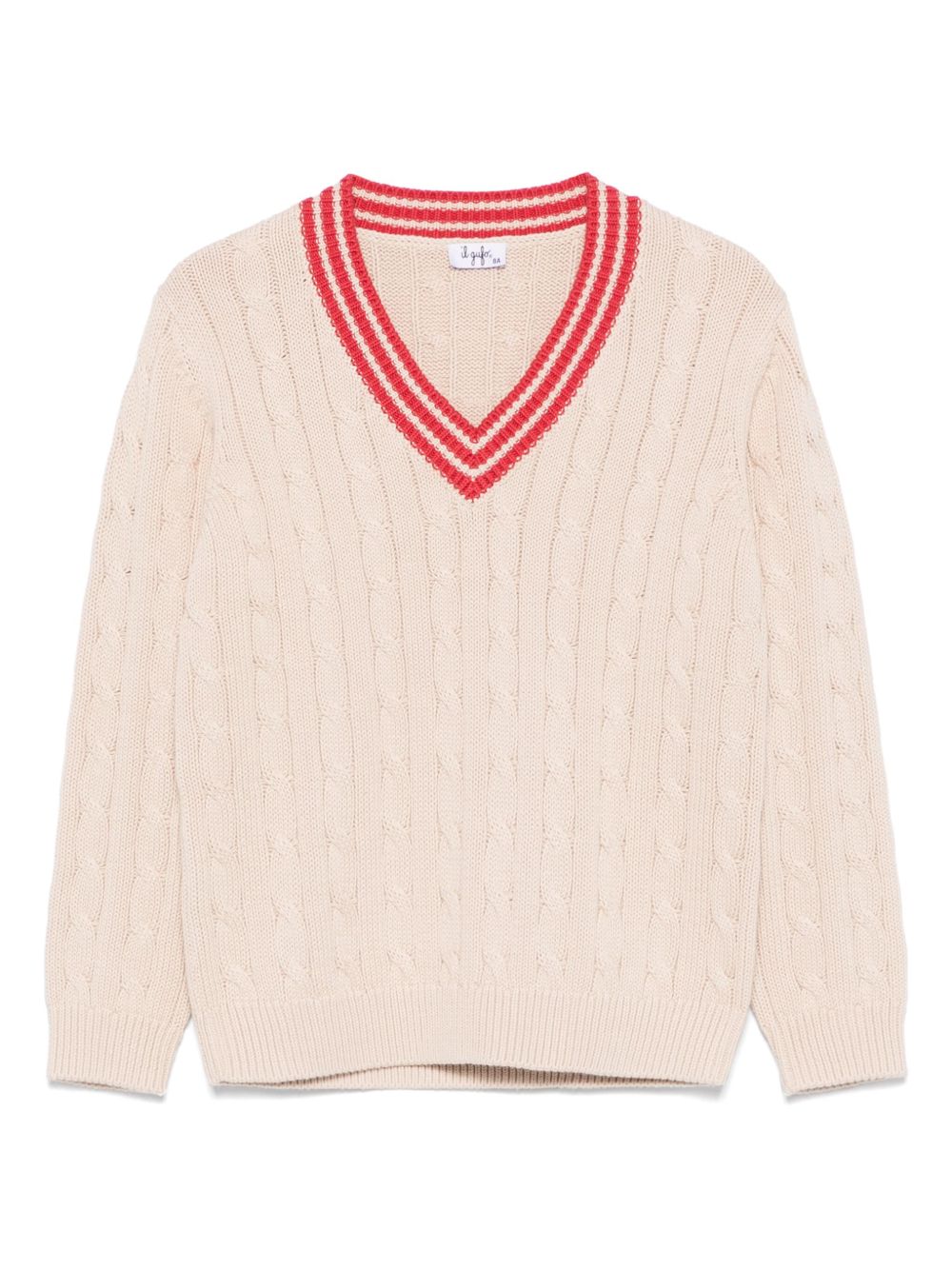 Il Gufo
Maglione con lavorazione intrecciata