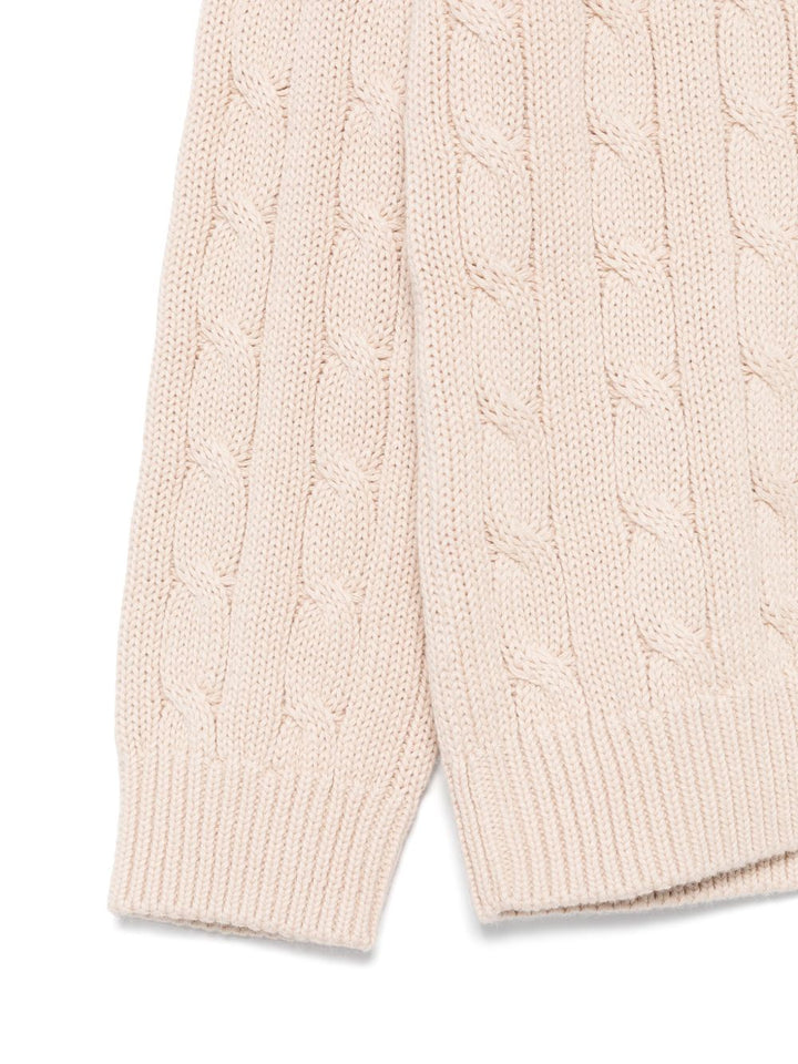 Il Gufo
Maglione con lavorazione intrecciata