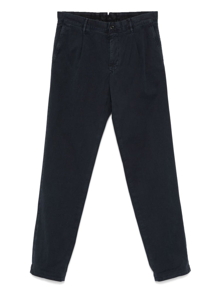 Incotex
pantaloni di cotone con pinces