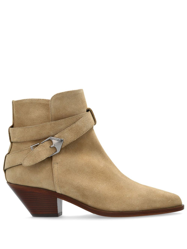 ISABEL MARANT
Stivaletti in pelle scamosciata 60mm