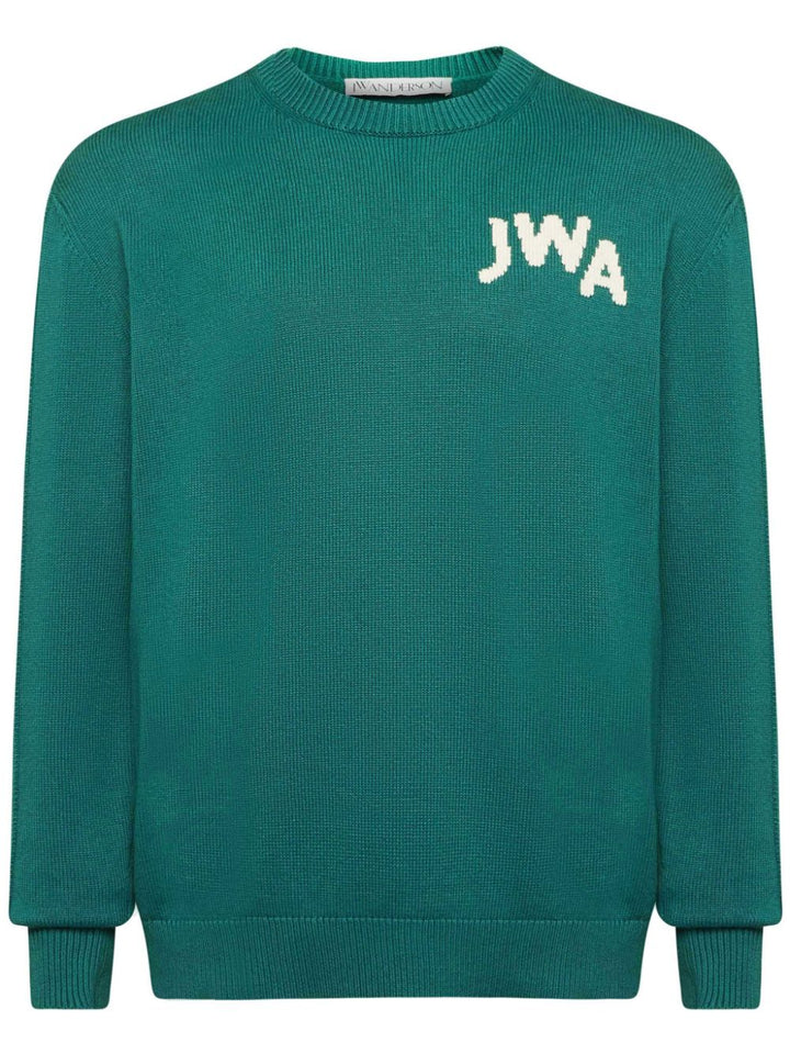 JW Anderson
Maglione con logo a intarsi
