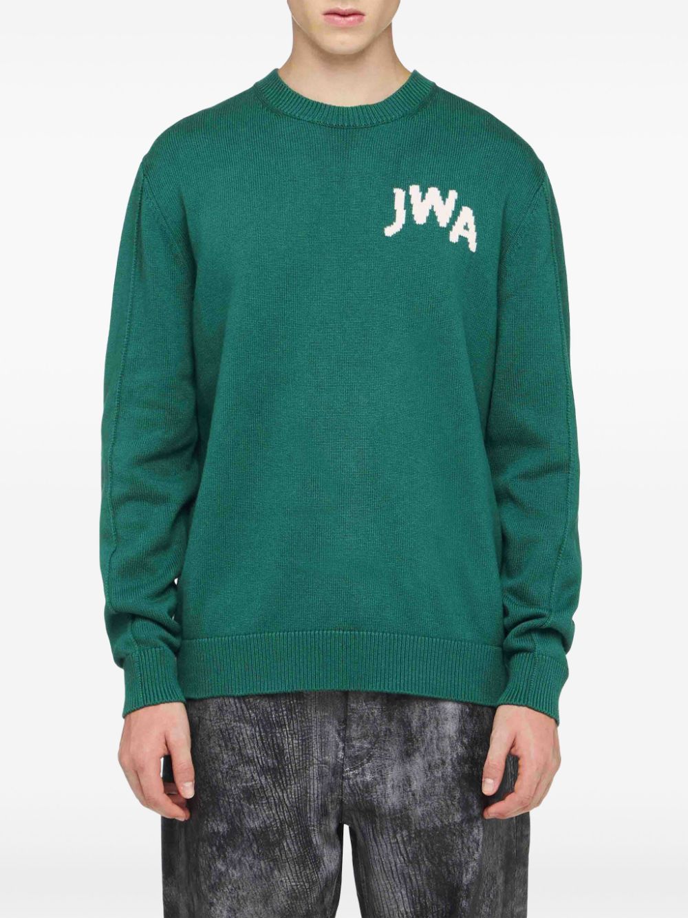JW Anderson
Maglione con logo a intarsi