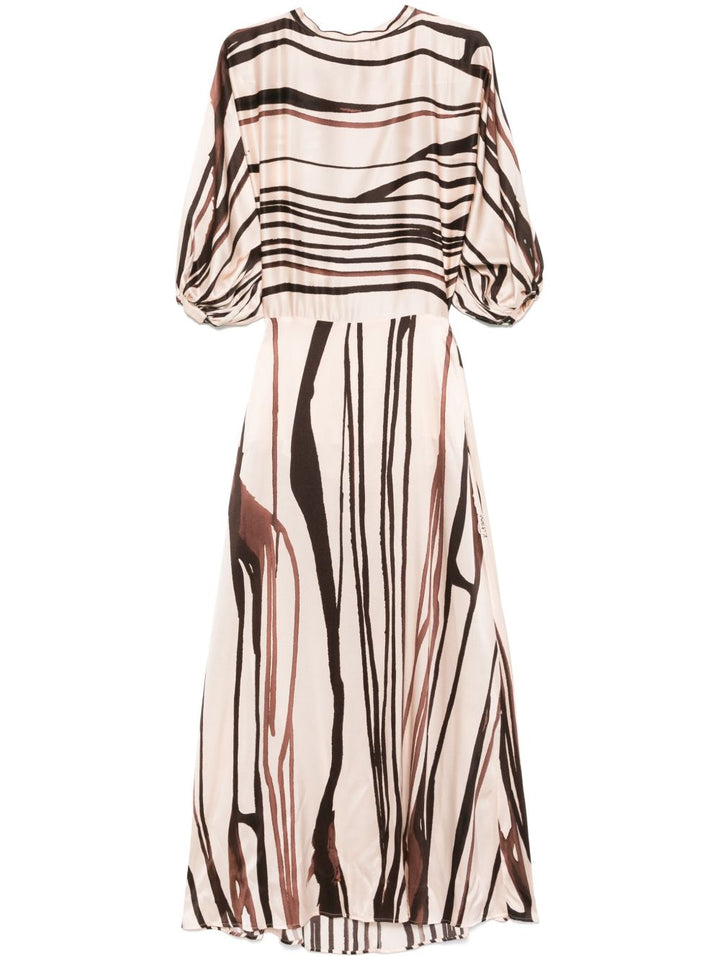 KITAGI - maxi dress a righe