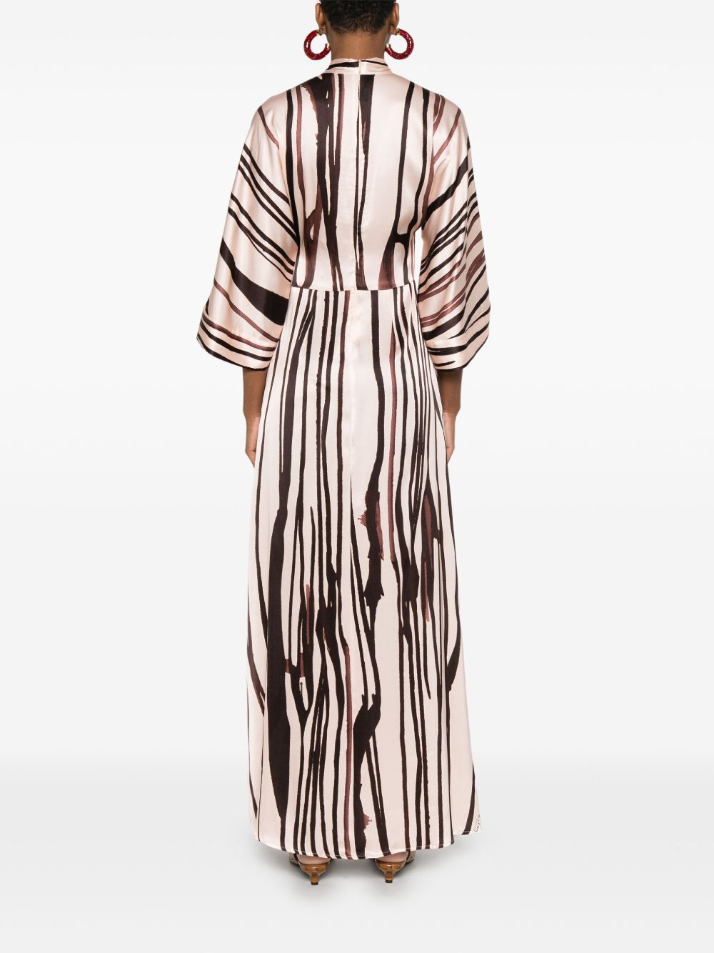 KITAGI - maxi dress a righe