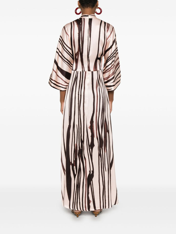 KITAGI - maxi dress a righe