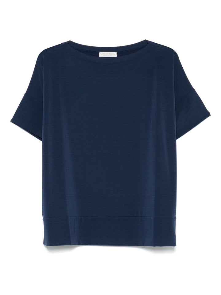 Le Tricot Perugia
T-shirt con scollo drappeggiato