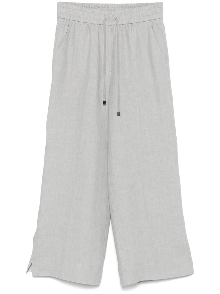 LE TRICOT PERUGIA - pantalone in lino