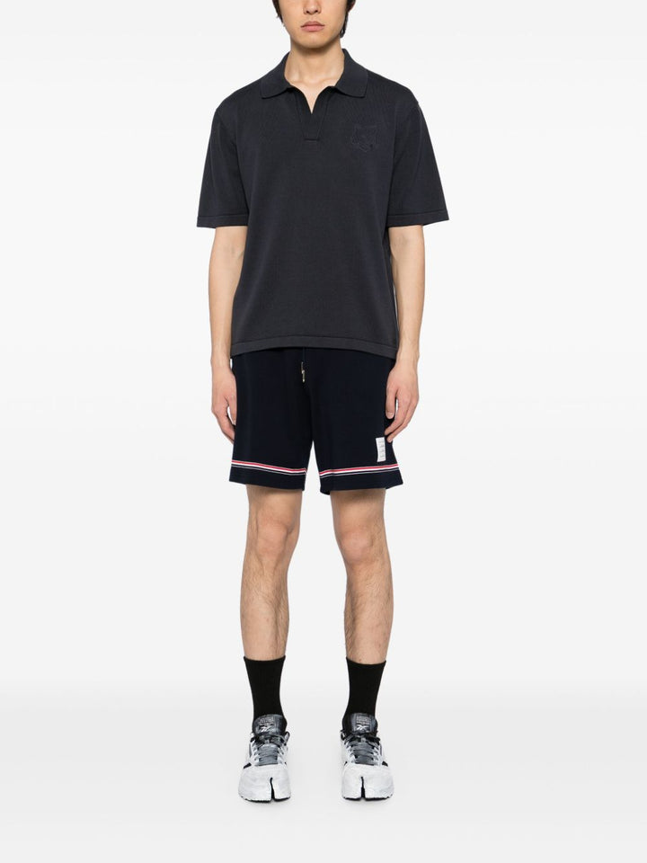 Maison Kitsuné
Polo Bold Fox in maglia con ricamo