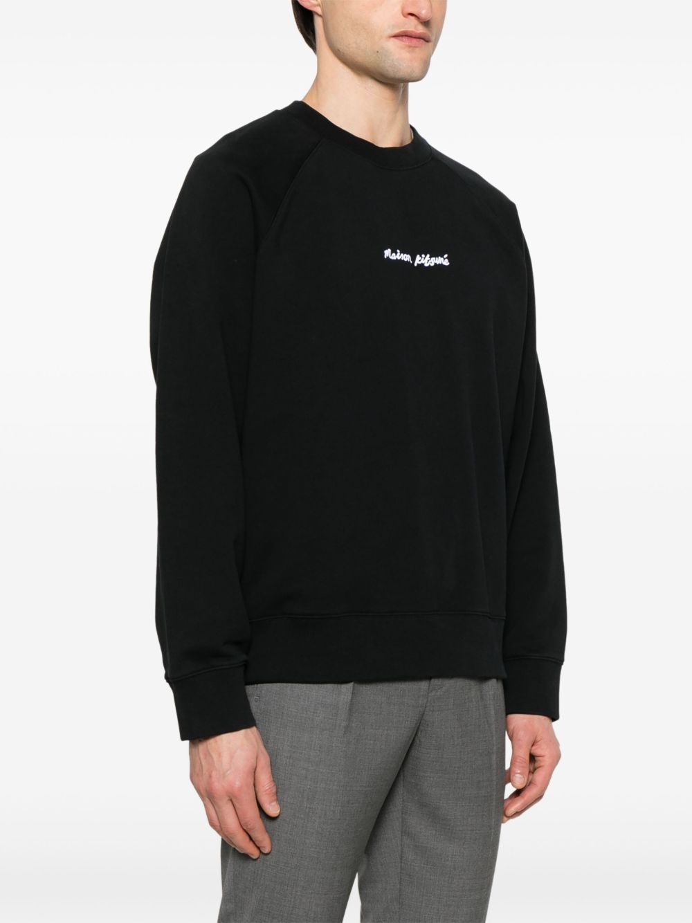 Maison Kitsuné
felpa con logo ricamato