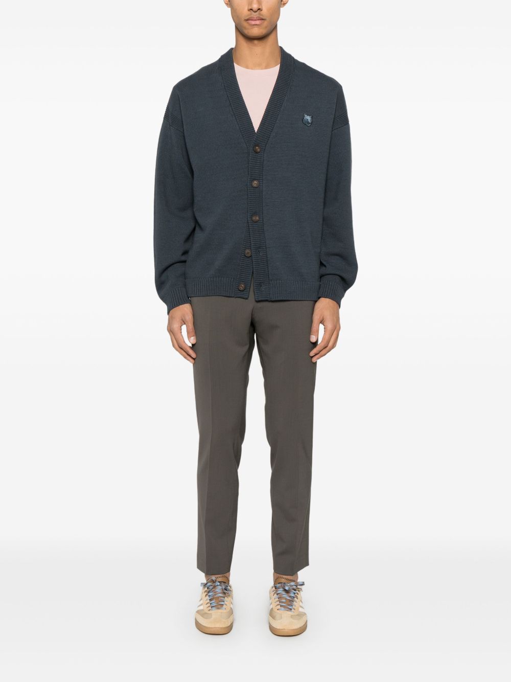 Maison Kitsuné
Cardigan con applicazione Bold Fox Head