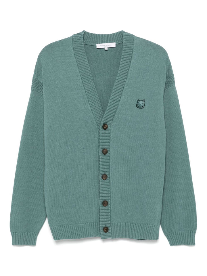 Maison Kitsuné
Cardigan con testa di volpe