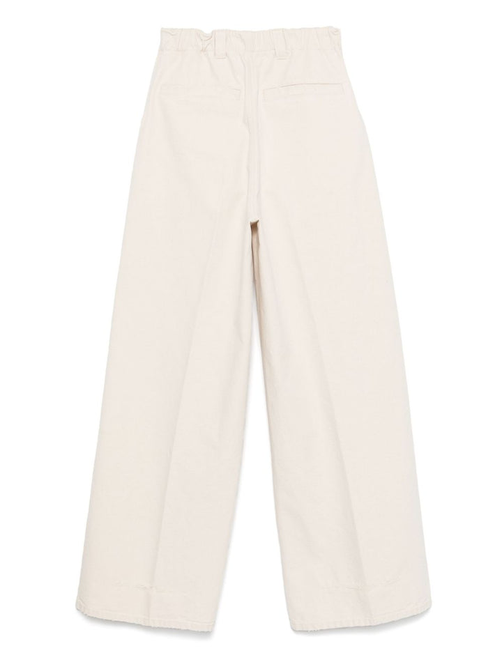 Maison Margiela
Pantaloni in cotone a gamba ampia