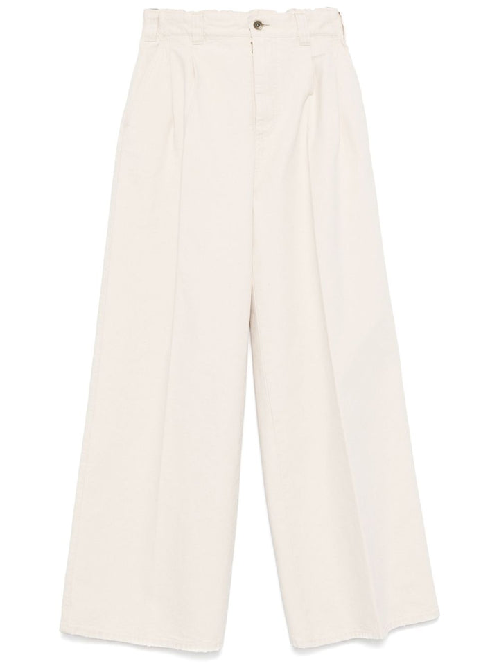 Maison Margiela
Pantaloni in cotone a gamba ampia