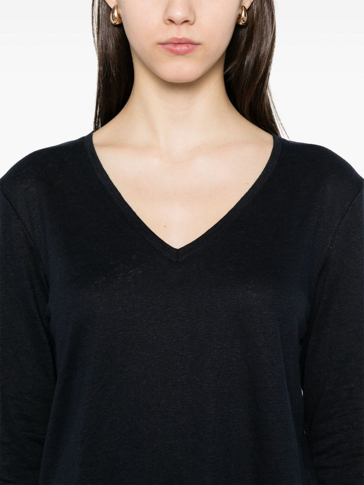 Majestic Filatures
T-shirt con trama fiammata