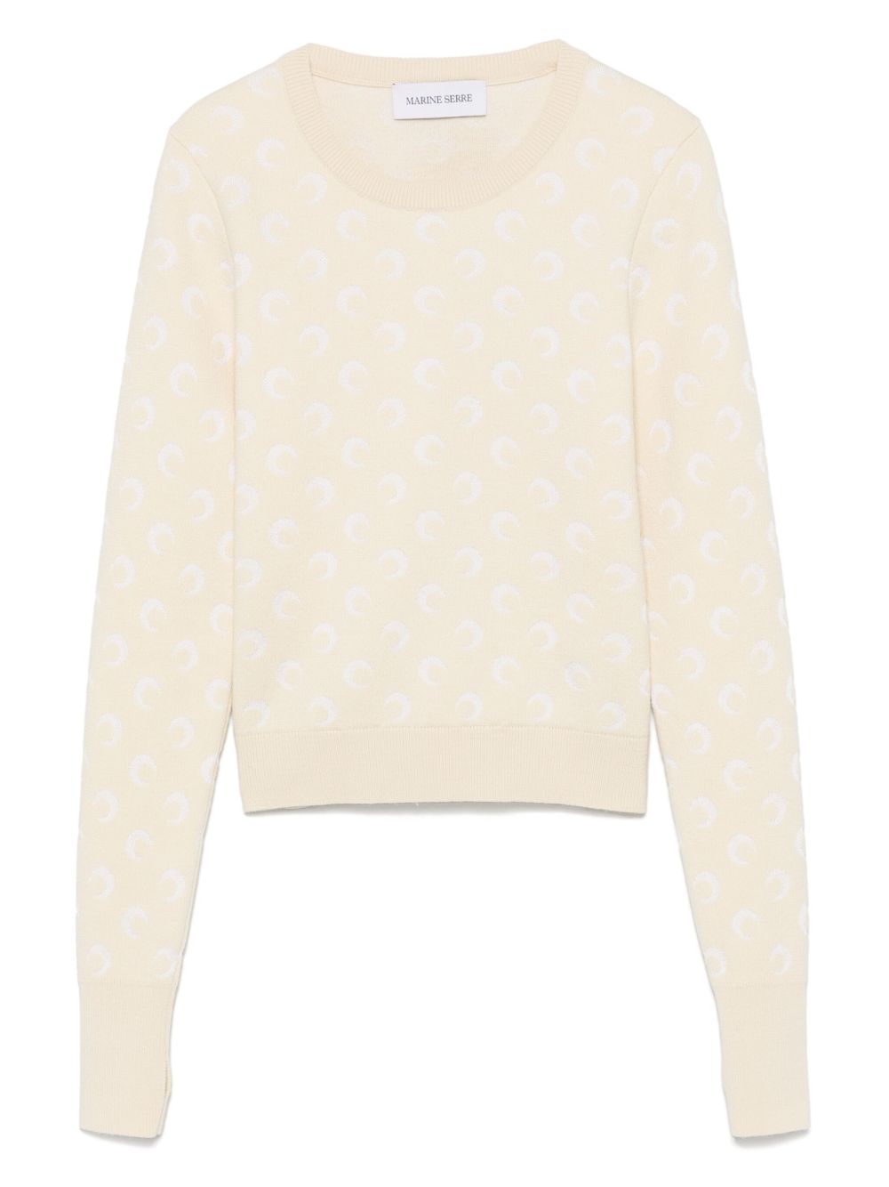 Marine Serre
Maglione con motivo Moon jacquard