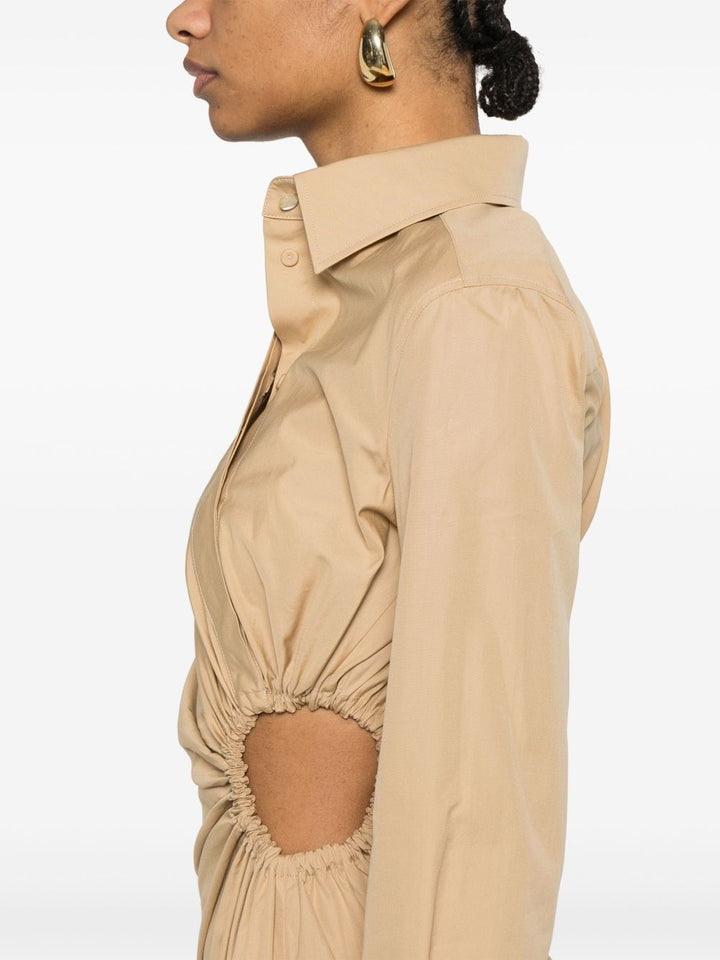 MAXMARA
Abito ETERE in cotone beige.