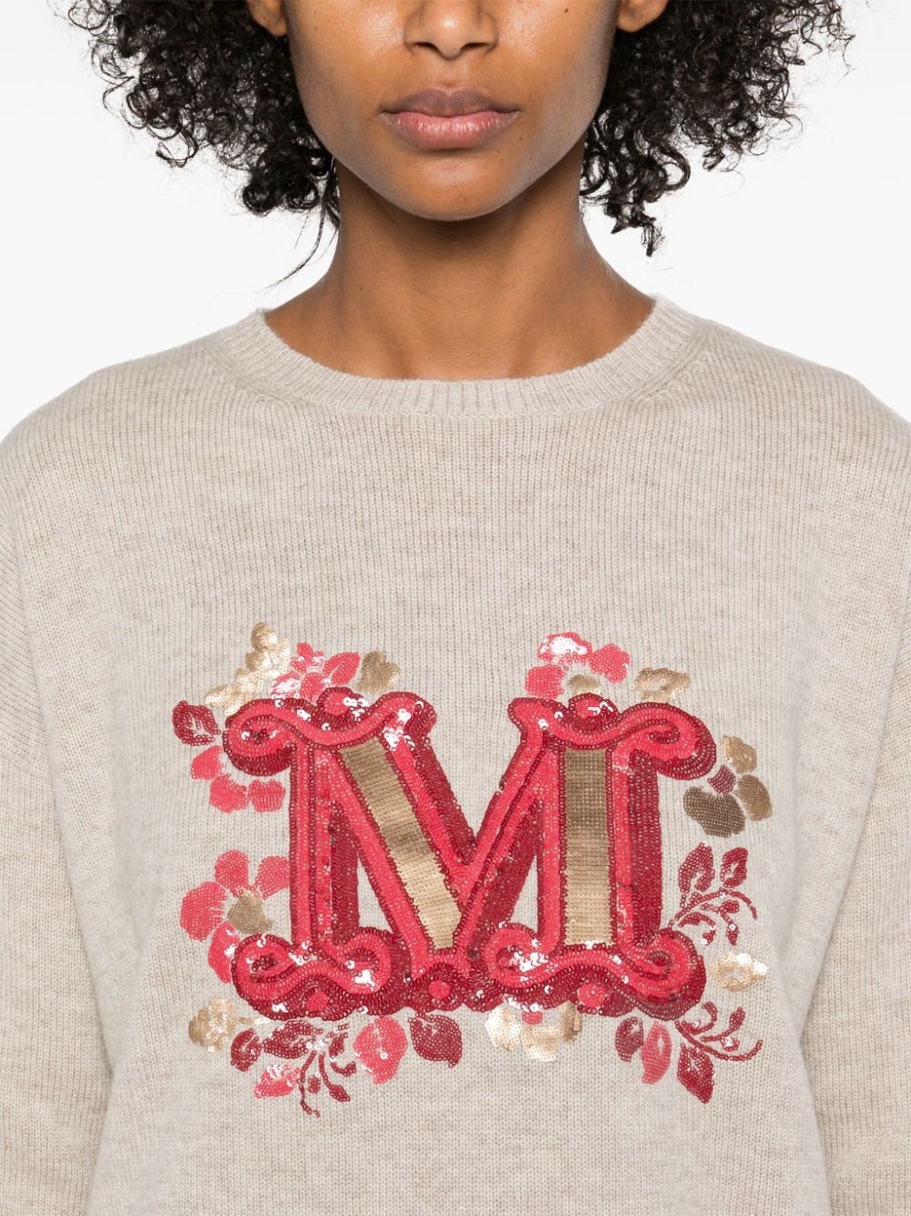 Max Mara
Maglione con paillettes